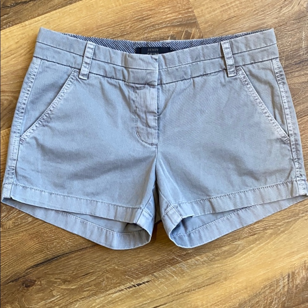 J. Crew Grey Chino Shorts